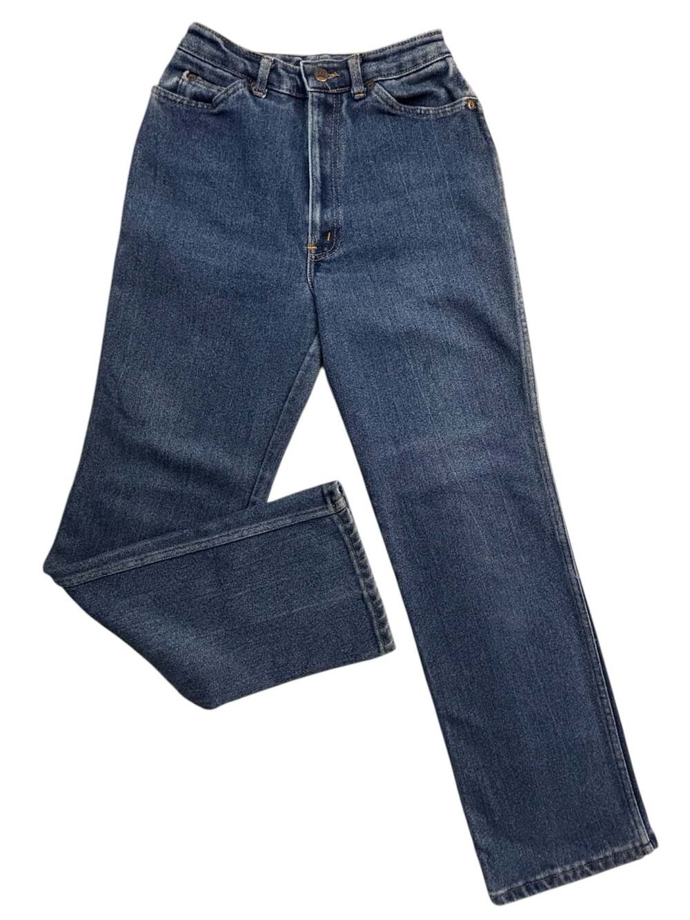 Vintage Chic by H.I.S. High Waisted Blue Denim Jeans Size 10